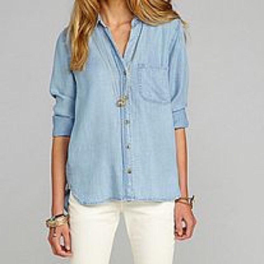 NEW Chelsea & Violet Chambray Shirt
